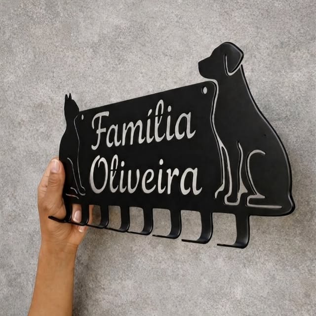 Presentes personalizados em aço cortados a laser da MadeBlack